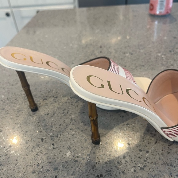 Gucci bamboo heeled mules - Picture 4 of 7